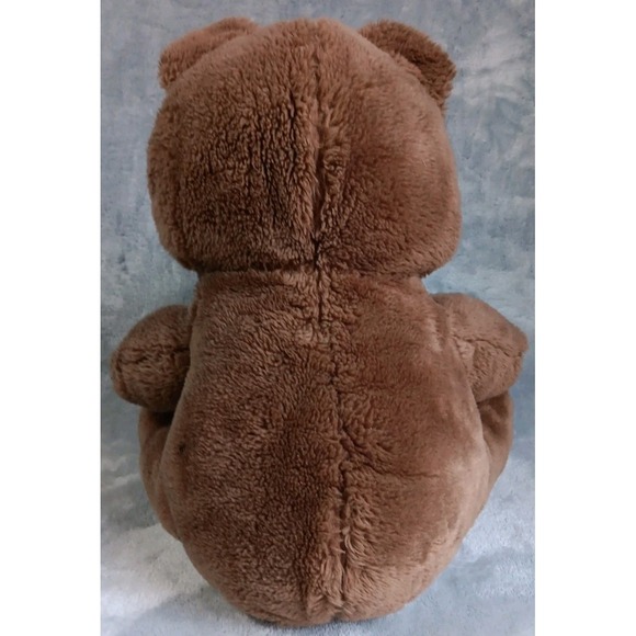Vintage 1984 Dakin Nature Babies 14" Brown E. Bear Plush Teddy Velvet Paws READ - Picture 3 of 10